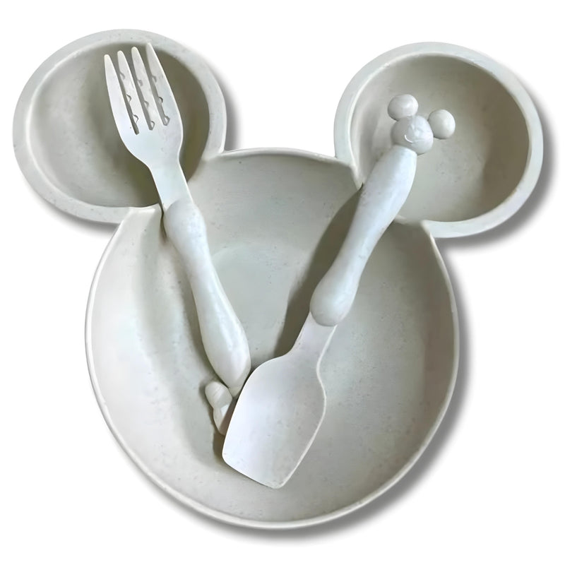 Kit Introdução Alimentar Estilo Mickey e Minnie